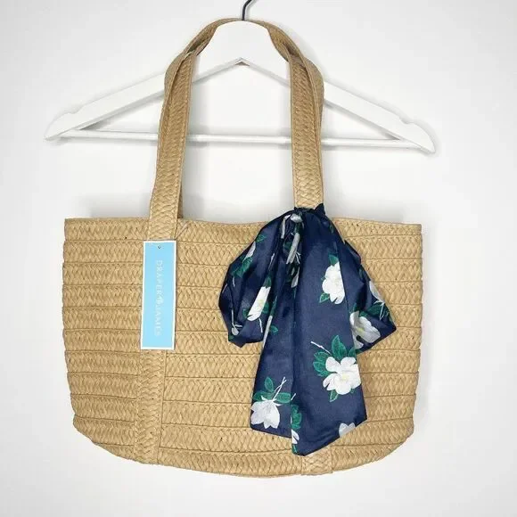 DRAPER JAMES Everyday Straw Bag NWT - Picture 1 of 9